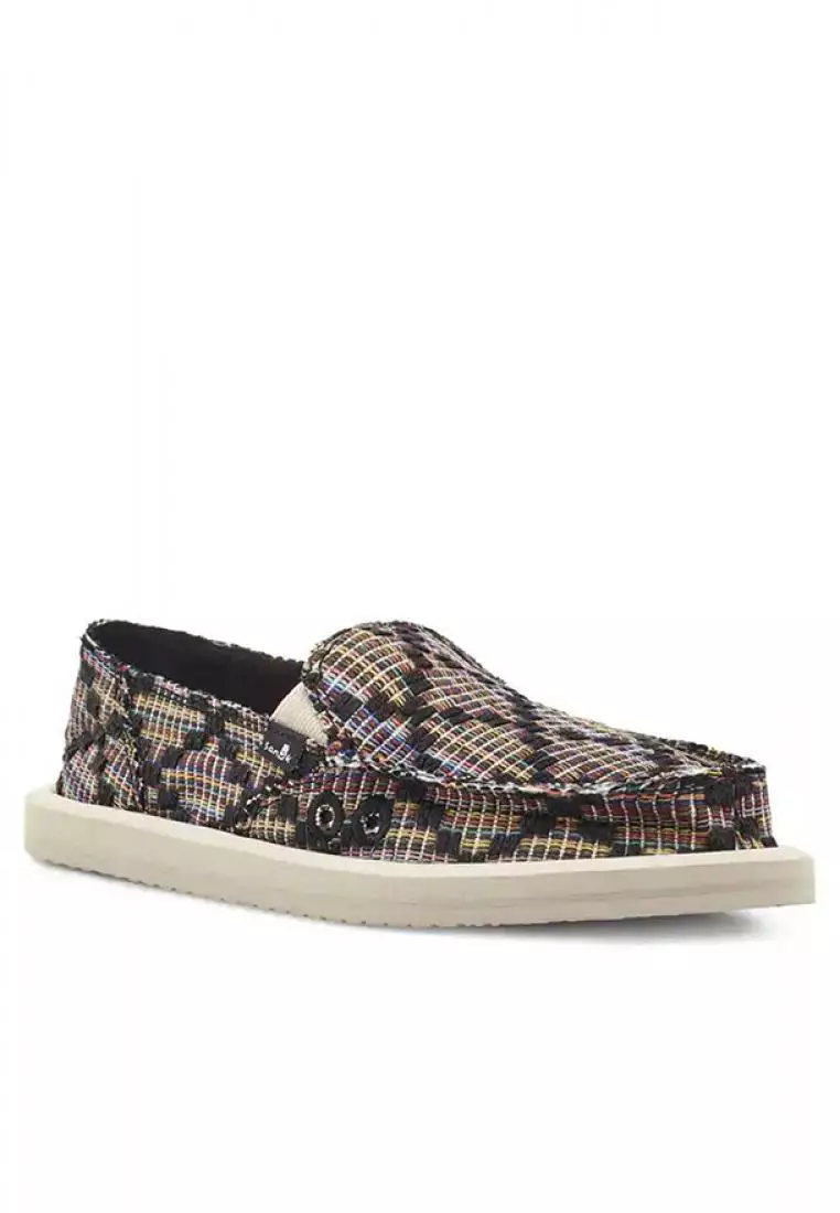 Discount on Sanuk  shoes - SKU: Donna Weave Slip Ons