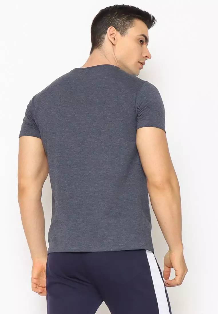 FITWEAR - GRIFFIN BASIC MEN T-SHIRT S/S - Blue