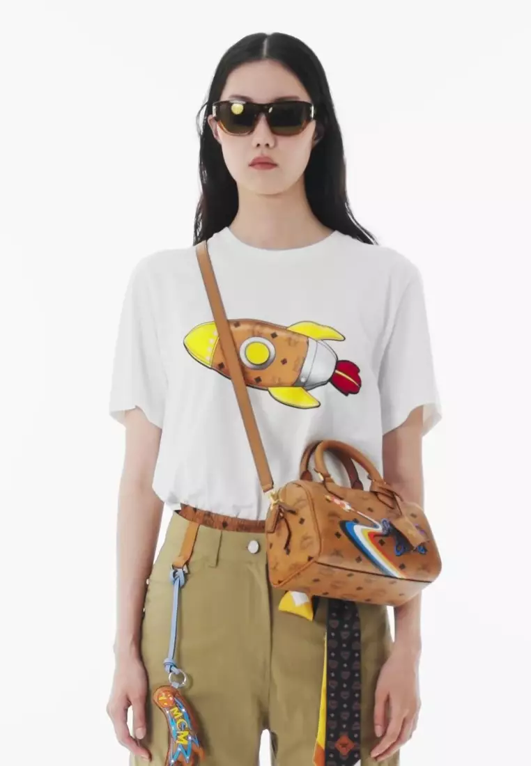 Ella Boston Bag in Rocket Visetos