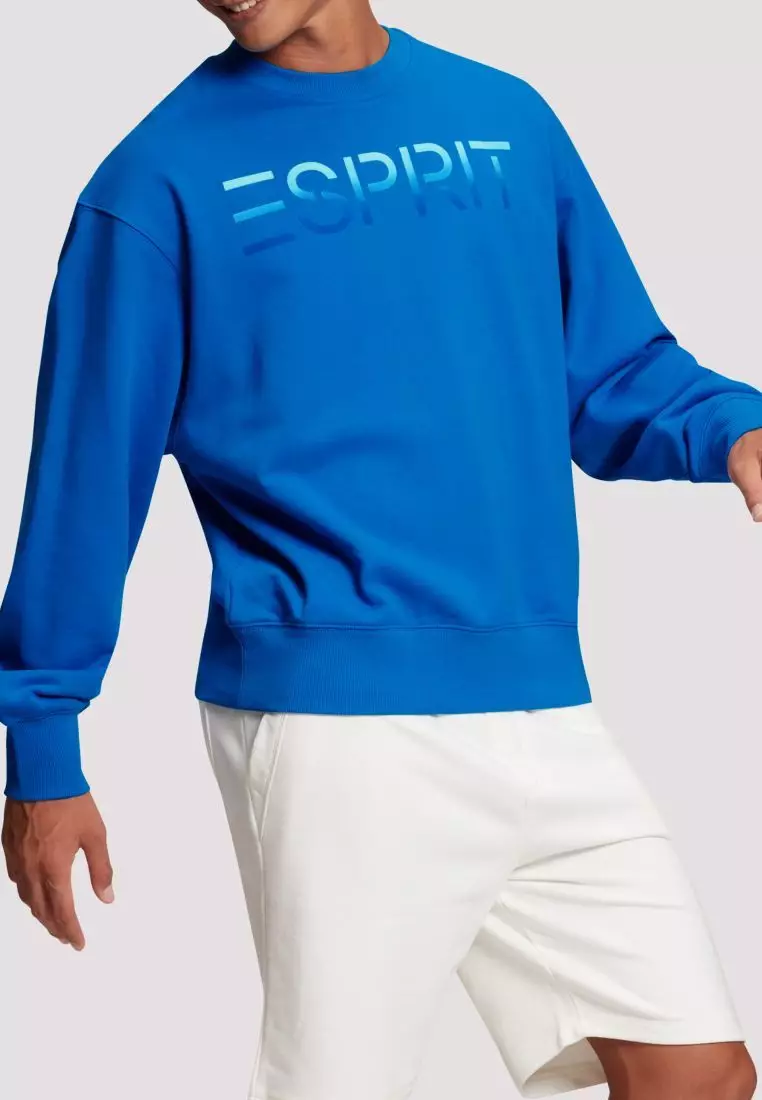 Buy Esprit ESPRIT Flocked logo applique sweatshirt 2024 Online | ZALORA  Singapore