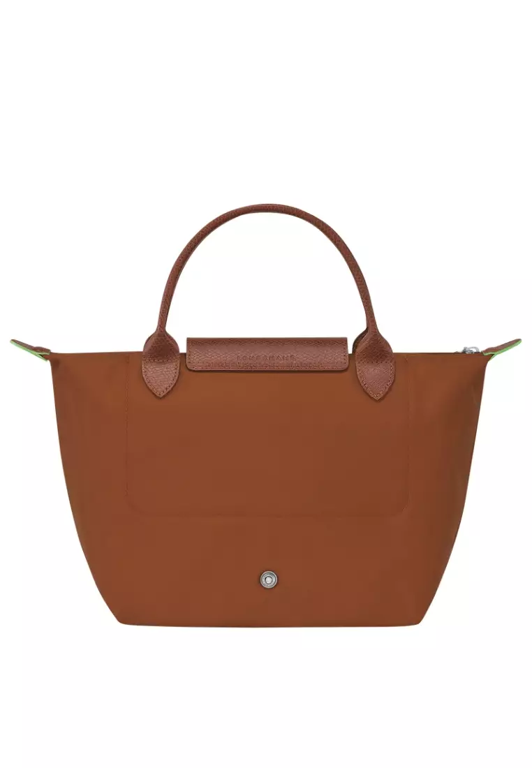 Longchamp Le Pliage Green S Handbag Cognac