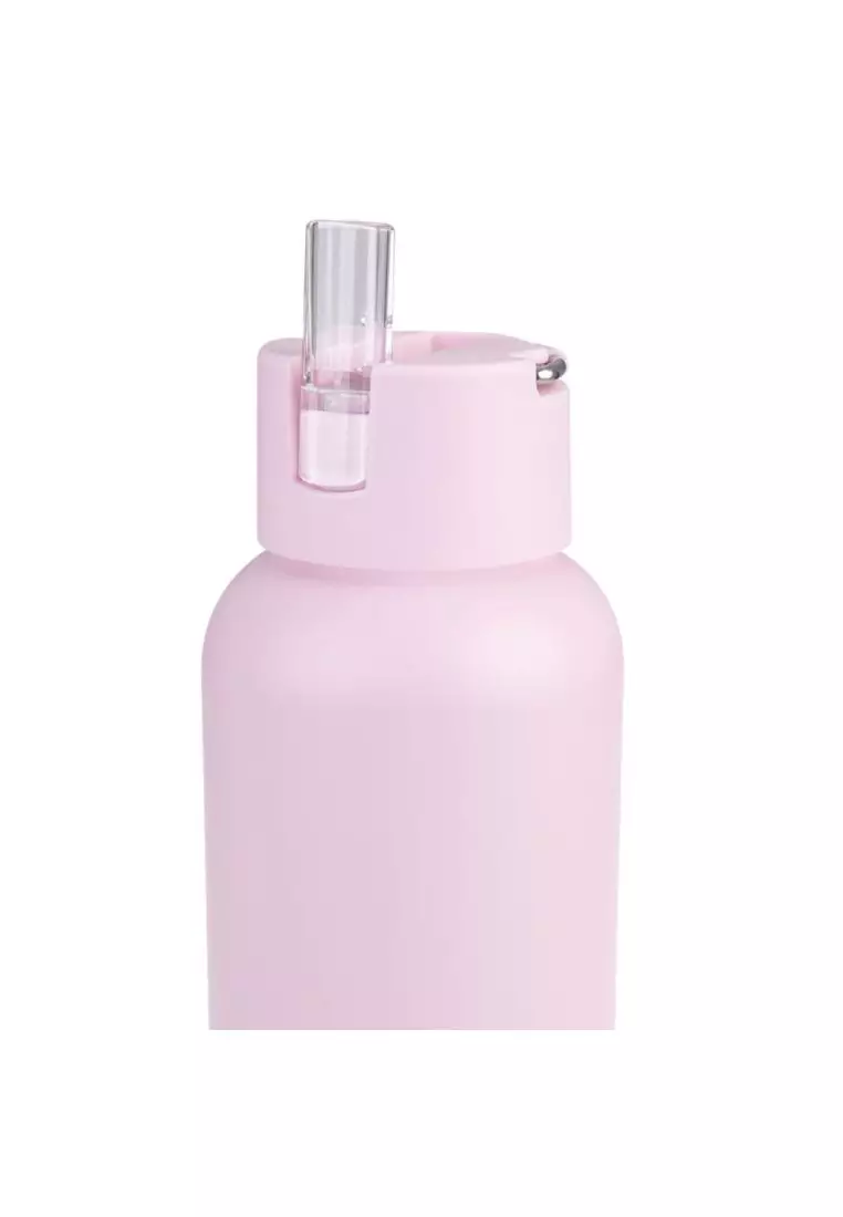 Oasis Stainless Steel Insulated Ceramic Moda Bottle 1L - Pink Lemonade