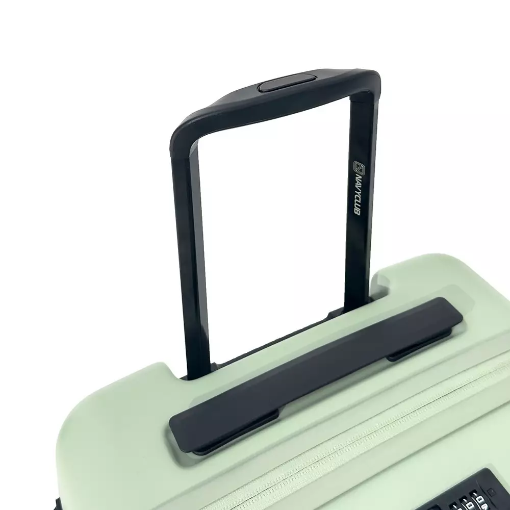 Navy Club Iconic Koper Hardcase - Koper PC 4 Roda Putar TSA Lock - Size 20 Inch Free Cover Koper