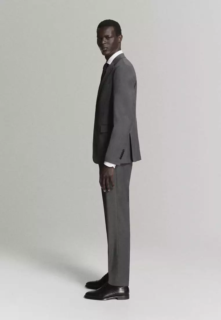 Buy MANGO Man Milan Slim-Fit Suit Trousers 2026 Online | ZALORA