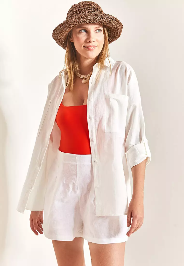 Double Pocket Oversize Shirt