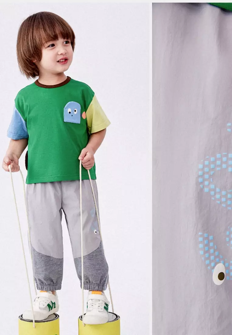 Quick Dry Woven Long Pant with Strip