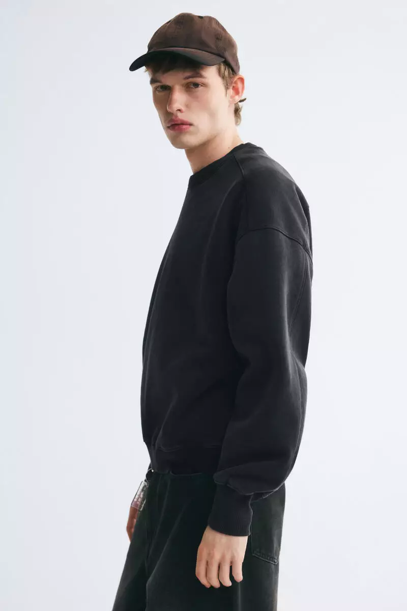 Oversized Fit Cotton sweatshirt