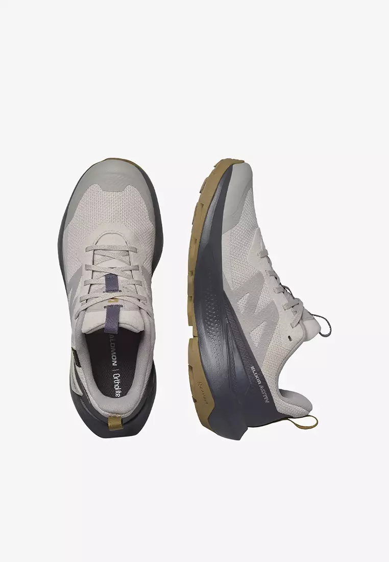 Elixir Activ Gore-tex Men Outdoor Shoes in Silver Cloud / Nine Iron / Gothic Olive