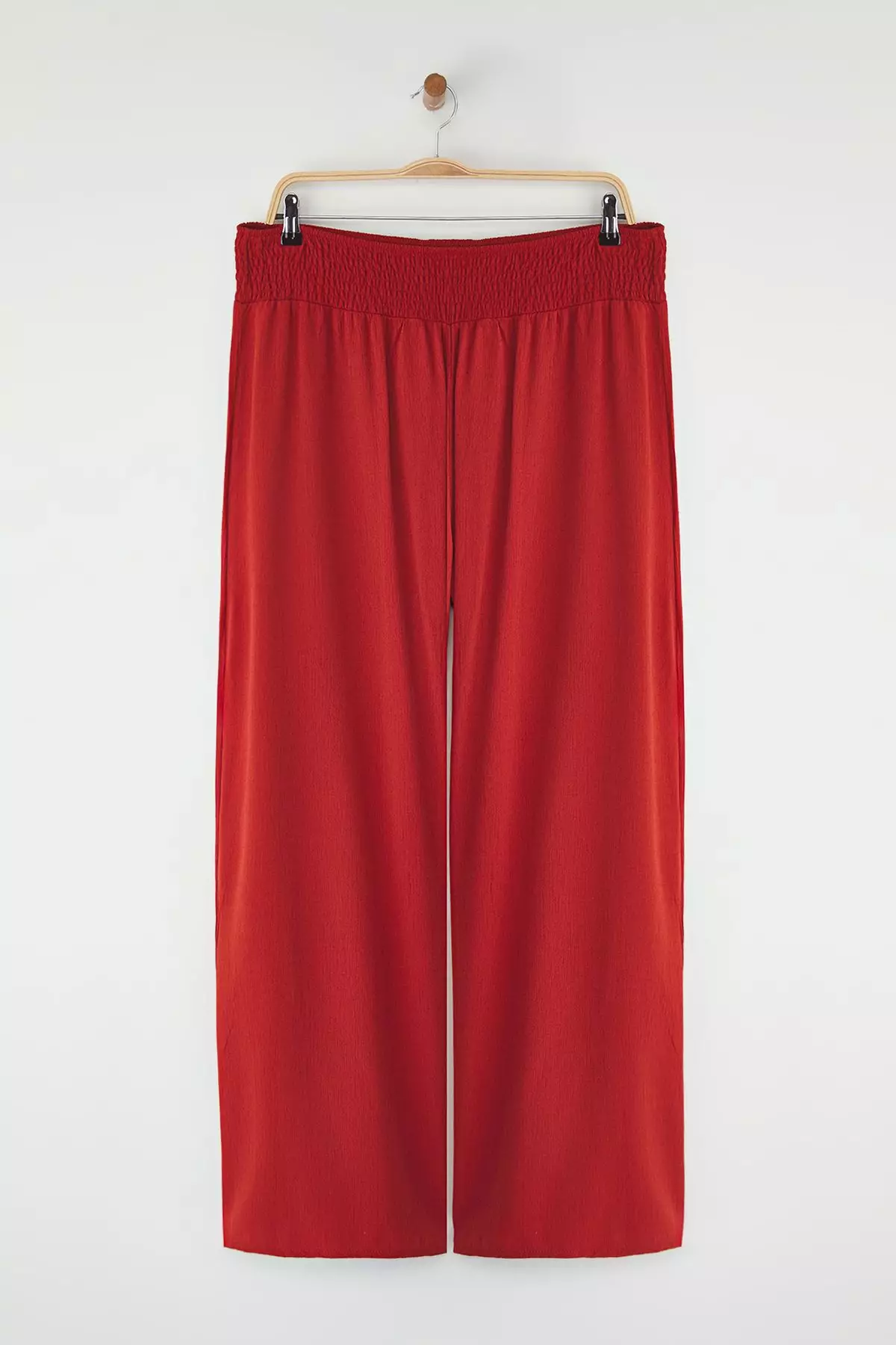 Tile Wide Leg High Waist Beach Wear Plus Size Trousers TBBSS25AR00000