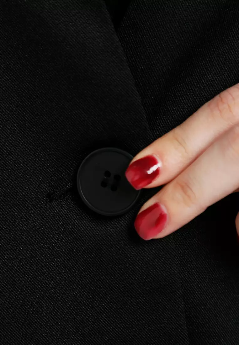 Rompi Panjang Tanpa Lengan Klasik Warna Hitam