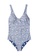 August Society blue Hello Kitty Women's One Piece Swimsuit - Reversible - Blue FC7D8US0572548GS_8