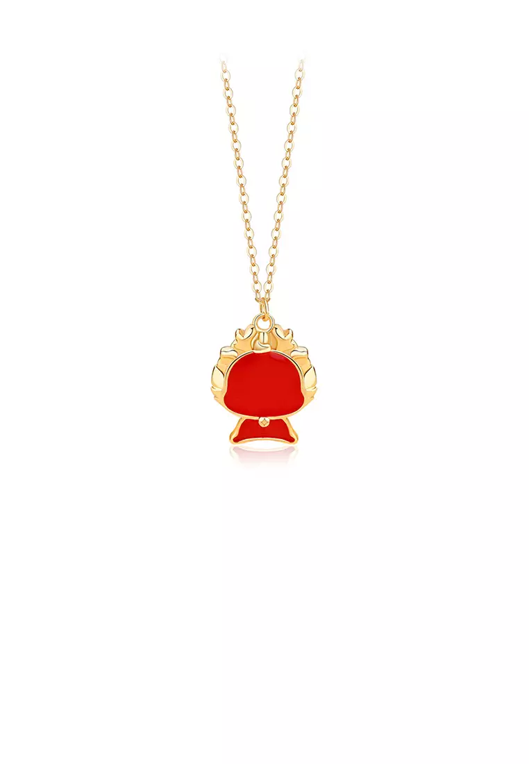 Red cheap dragon pendant