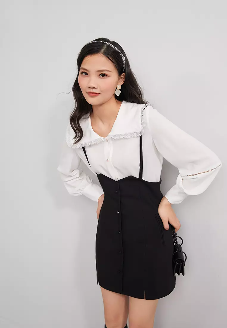 Buy Hopeshow Suspender Mini Skirt 2026 Online | ZALORA