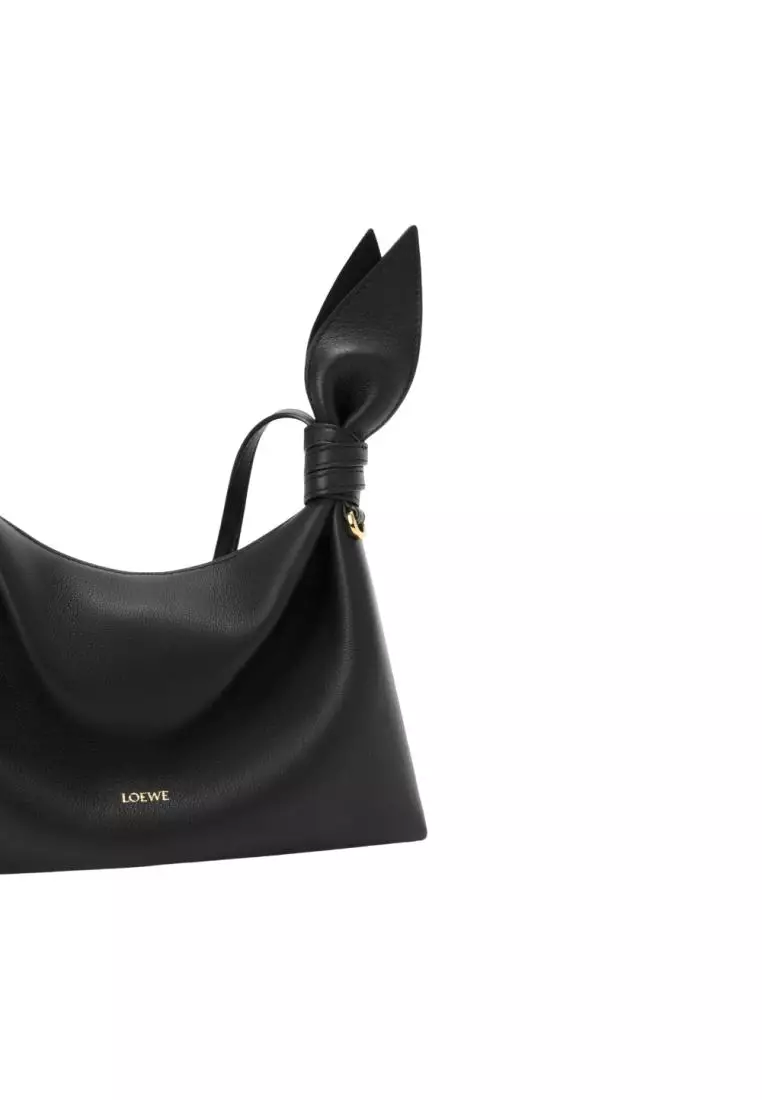 Mini Scarf Bag Smooth Calfskin Black