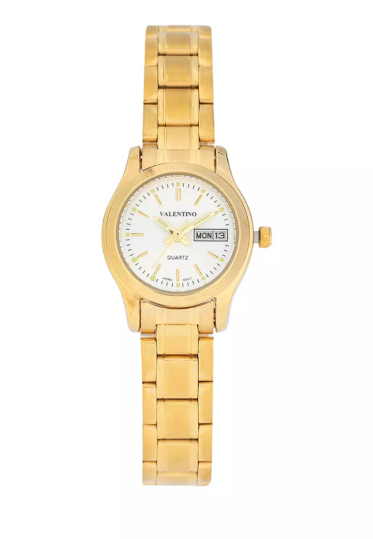 Valentino Ladies Yellow Gold Watches Buy Valentino Analog Watch