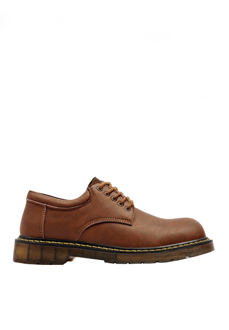 VANSA Cow Leather Retro Tooling Oxford Shoes VSM-F2007006