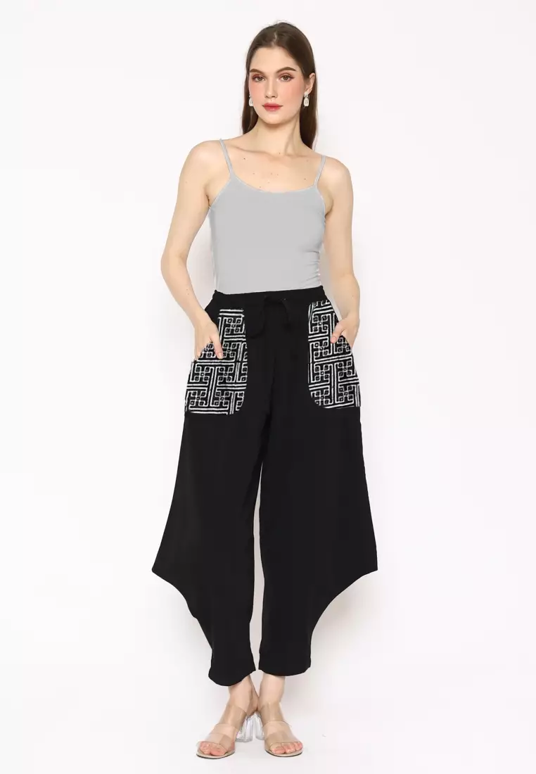 Celana Batik Wanita - Bawahan Batik - Bhatara Batik Delma Pants - Celana Batik Etnik Modern