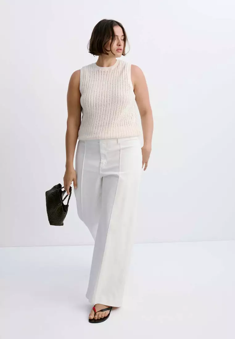 High-Waisted Wide Leg Jeans