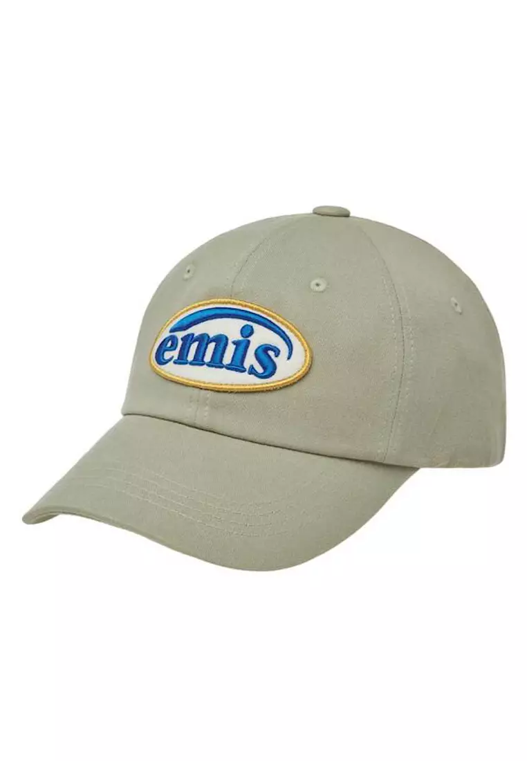 ★EMIS★ WAPPEN BALL CAP RENEWALBEIGE m1037_1348941 WAPPEN BALL CAP (RENEWAL)-GREEN - EMIS