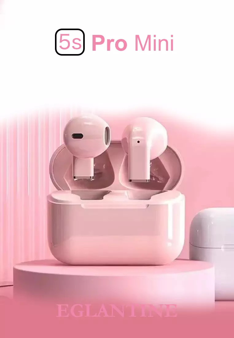 Value Deal - Fitness SmartWatch + 5s PRO MINI wireless earbuds - Pink