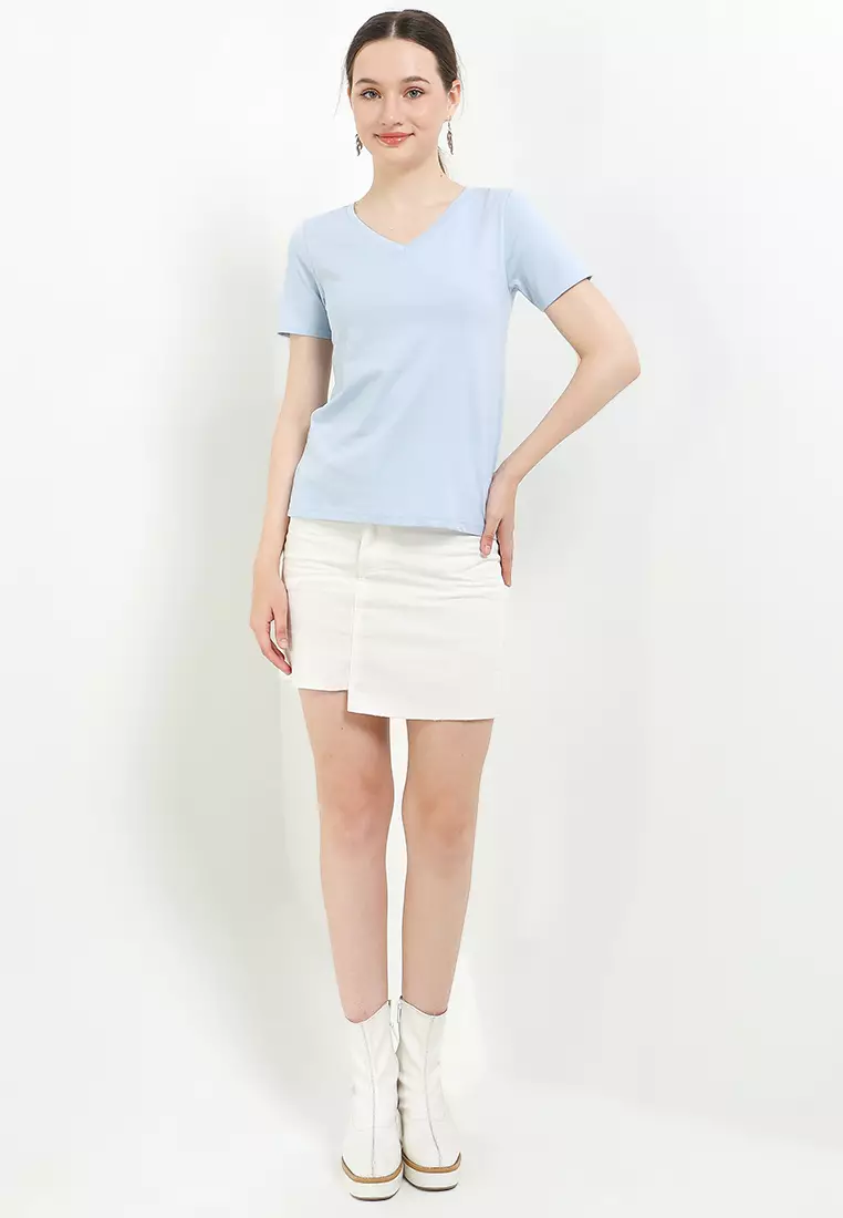Giordano Women's V Neck Tee  0532538031