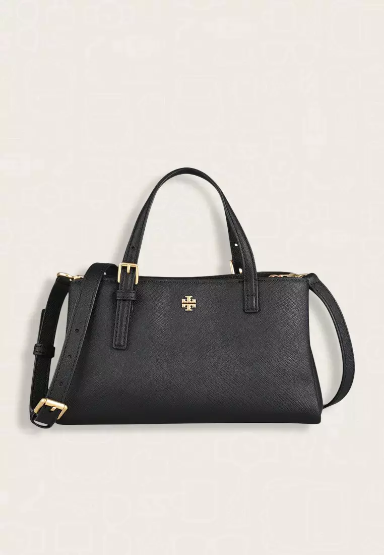 Tory Burch Emerson Mini Tote Black