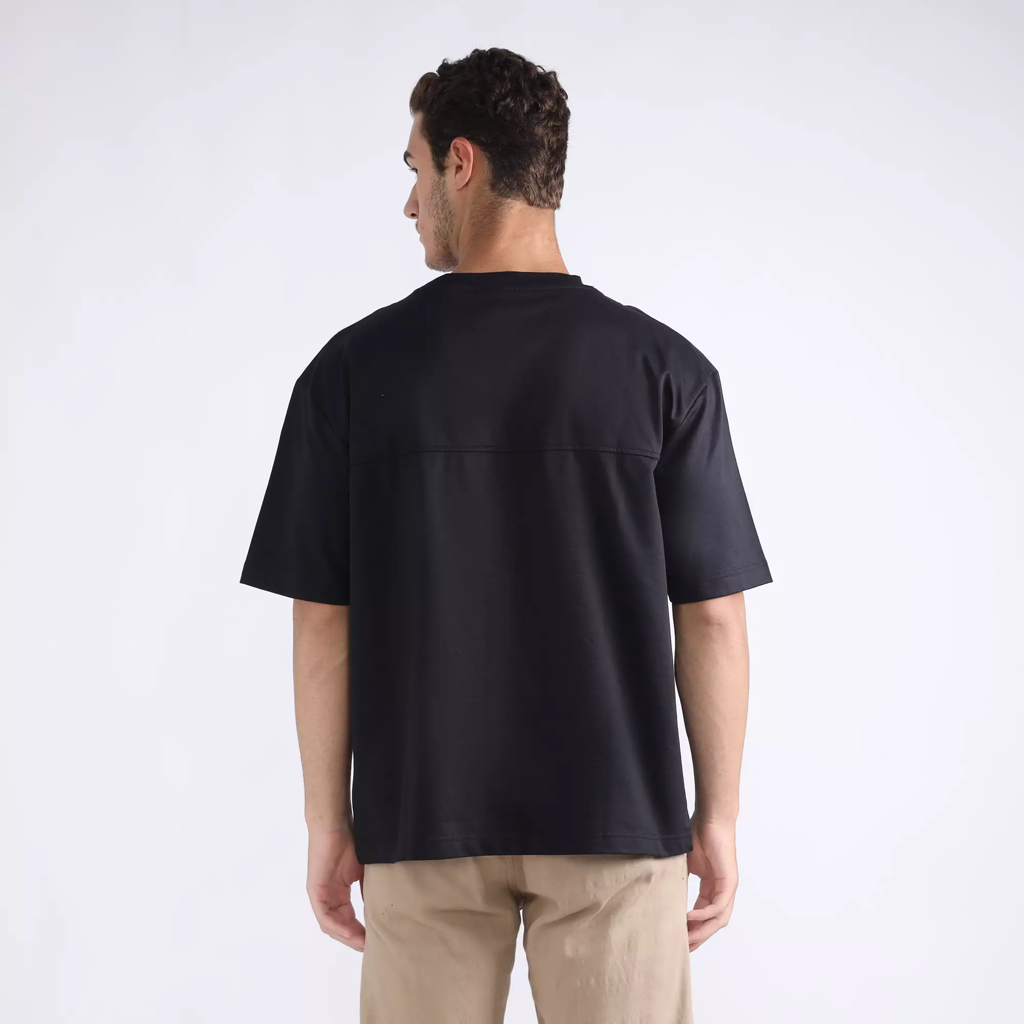 FACILITY by LARUSSO - Daze Boxy Tee - Jet Black