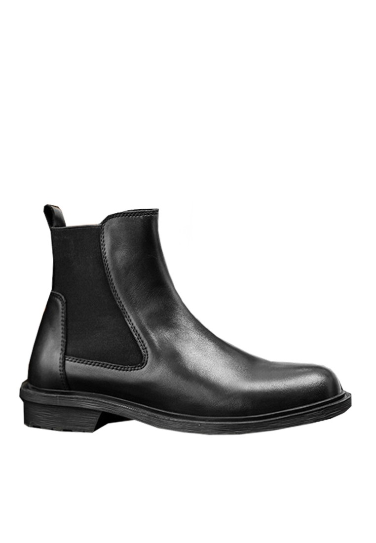 VANSA Top Layer Cowhide Platform Chelsea Boots VSM-B2022