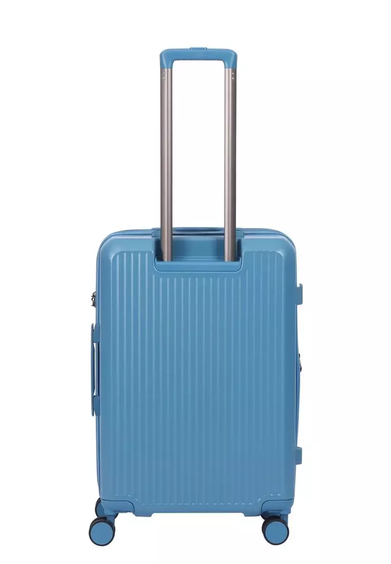 Crossing VIVE Polycarbonate Expandable Medium Luggage V2 - Blue