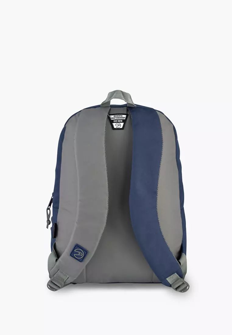 Blue and outlet gray backpack