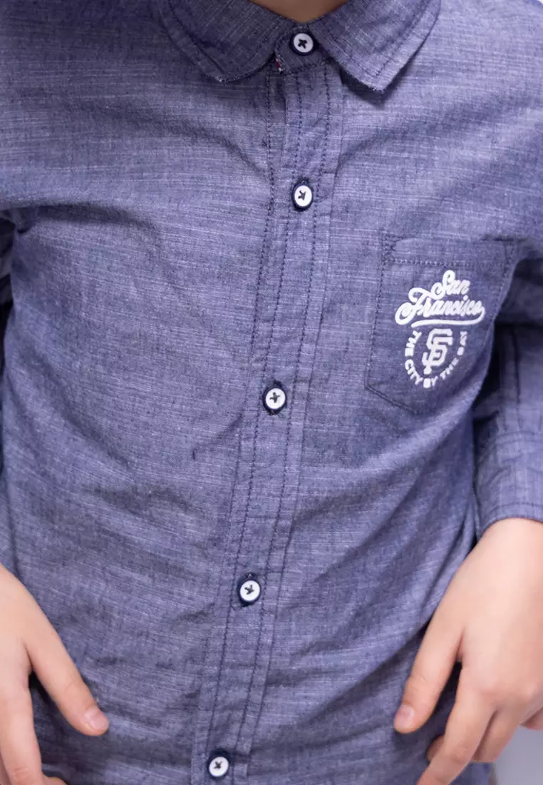 Little X eight Boy Geryon Shirt Kids
