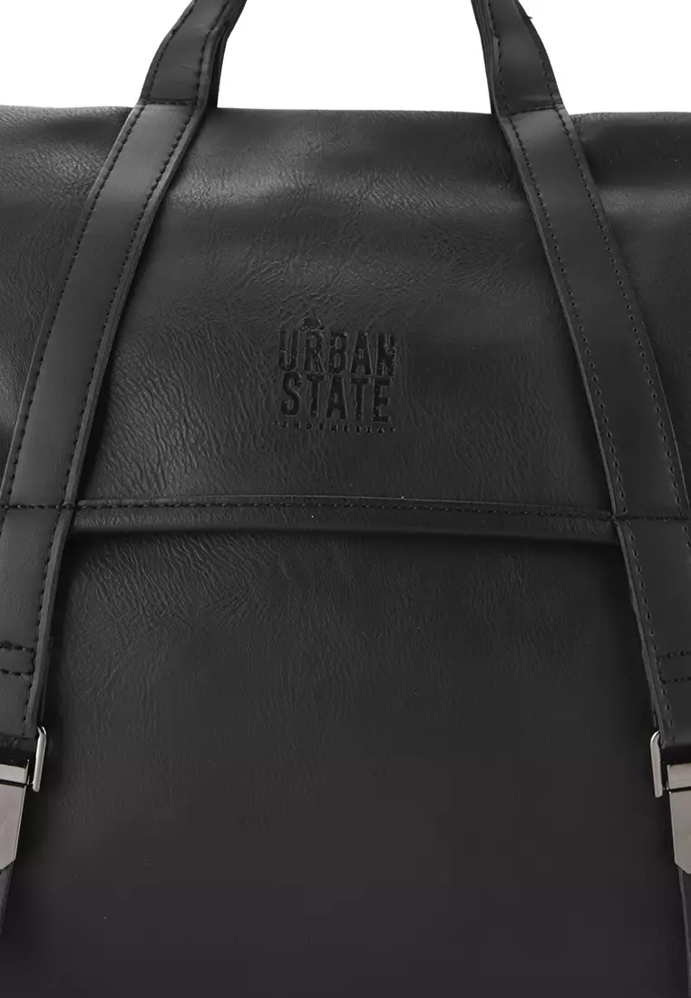 Jual Urban State Distressed Leather Atlas Convertible Messenger ...