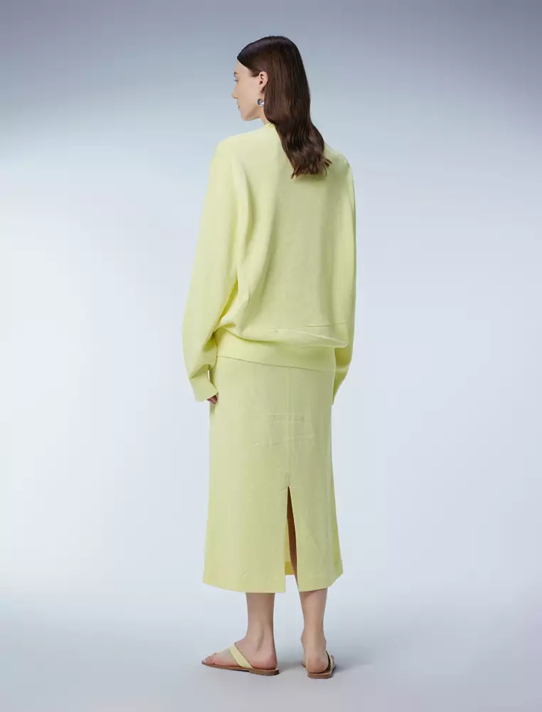   Long Sleeve Pullover Knit Sweater