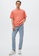 MANGO Man 紅色 Cotton Linen-Blend T-Shirt 31576AA383E0C1GS_5