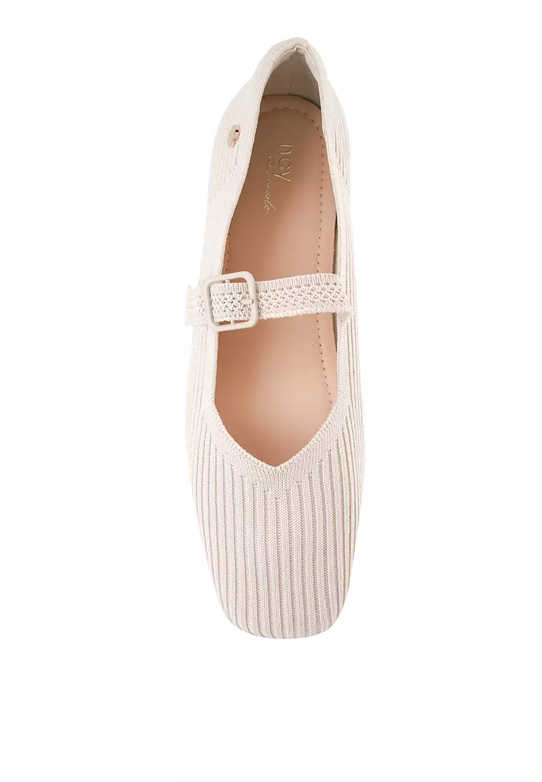 DONNA J2527-3 FLATSHOES CREAM