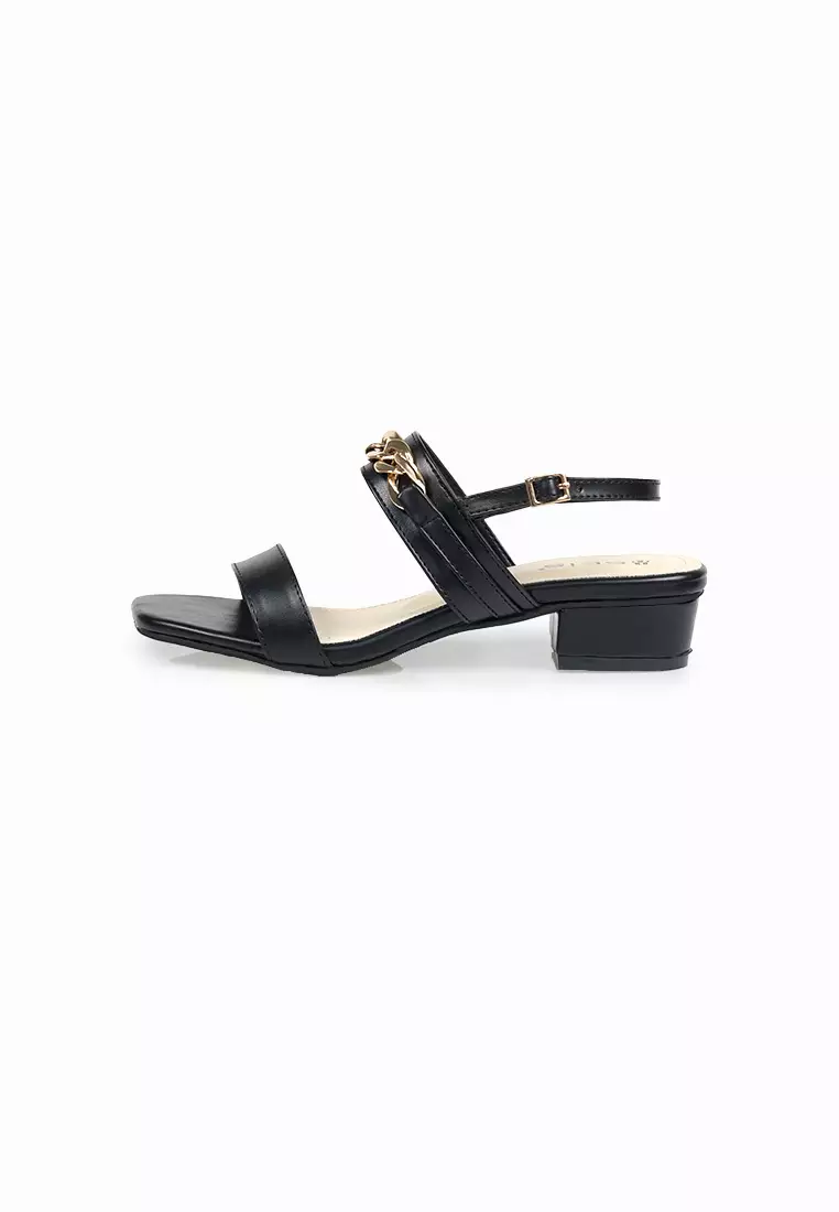 Jual Seis Seis Cheryl Sandal Heels Wanita Black Original Zalora Indonesia