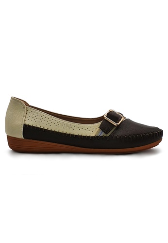 POLO HILL brown POLO HILL Ladies Slip On Loafers Shoes 9672FSH235C58EGS_1