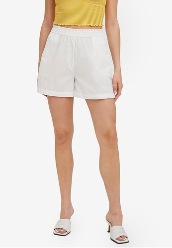 Vero Moda white Hella High Waist Loose Shorts C82F0AA21BD329GS_1