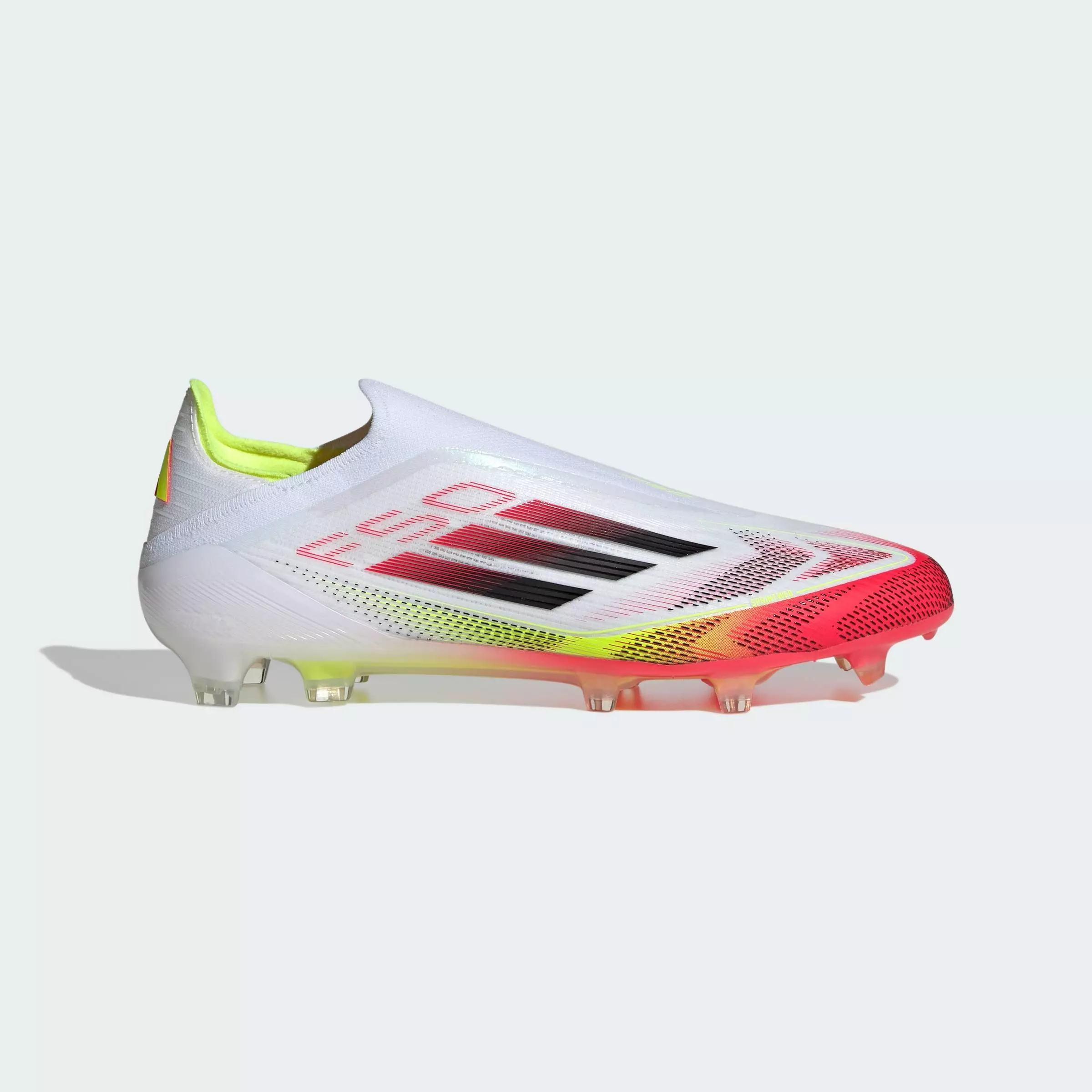 Football F50 Elite Laceless Firm Ground Boots Unisex White IE1214