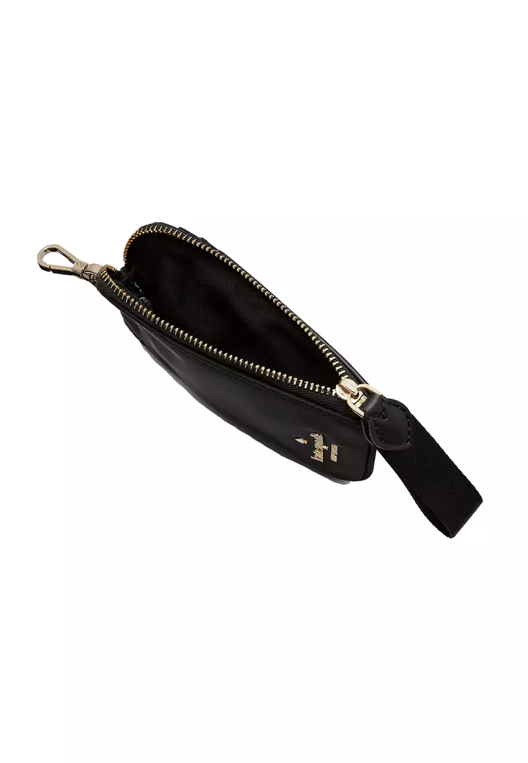 Kate Spade Chelsea Micro Backpack Keychain Bag Charm Black Multi Apple  Print New