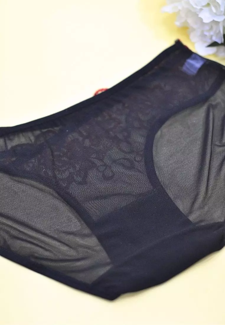 3 Pack Daphne Brief Sexy Lace Panties Bundle E