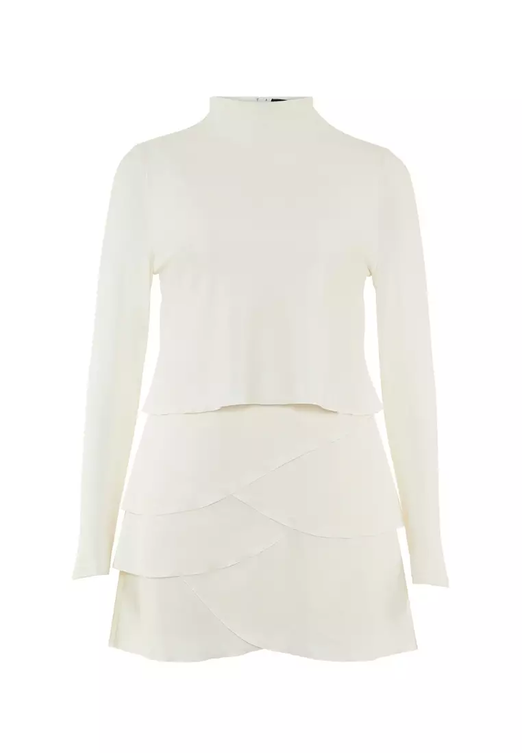 LANUUK Lula Modest Swim Dress – White