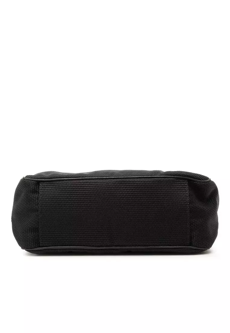 Pre-Loved Saint Laurent Nylon Logo Shoulder Bag