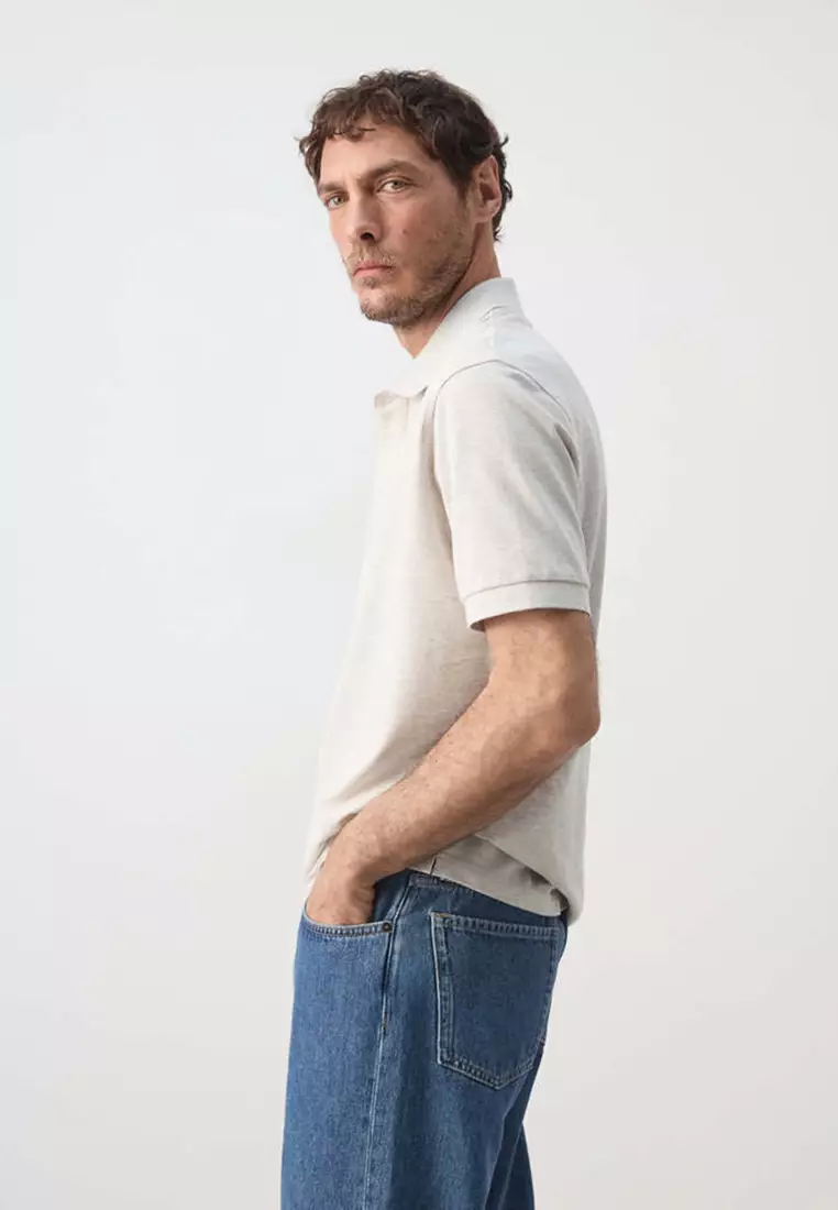 Regular-Fit Piqué Polo Shirt