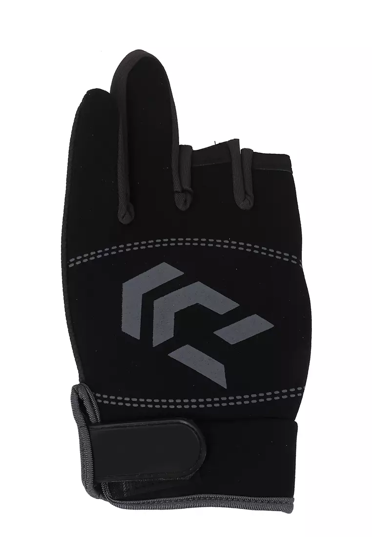 Irroin Sarung Tangan Pria Mancing Breathable Anti Slip Material Nylon ORIGINAL - Black