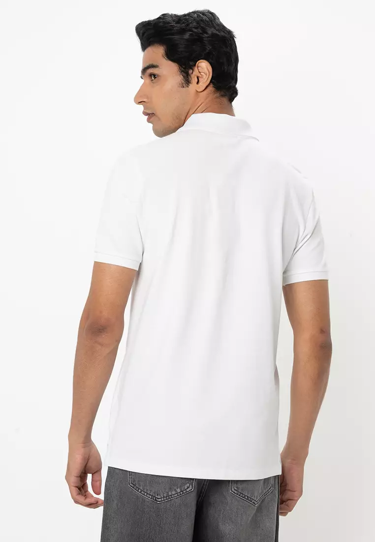 Monogram Pique Polo Shirt - Calvin Klein Jeans