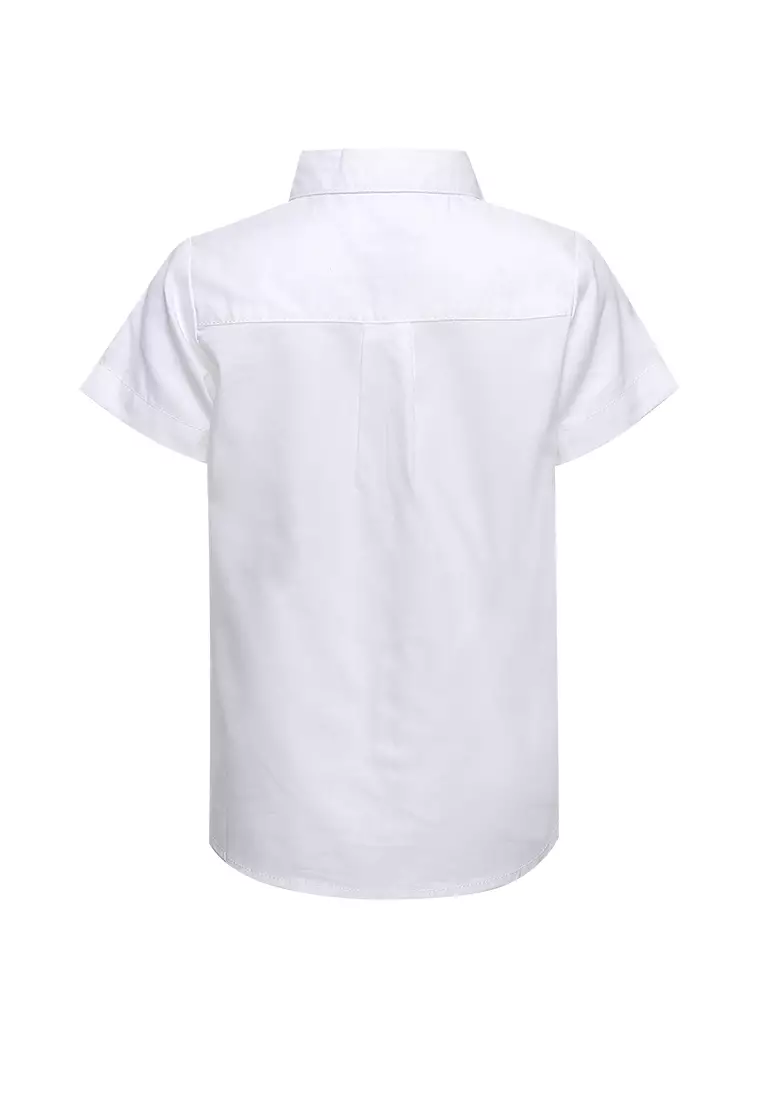 Qna Boy Carmelo Kemeja Pendek Anak Putih