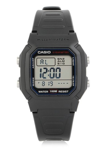 Jual Casio Casio Jam Tangan Digital W 800h 1a Hitam Original Zalora Indonesia