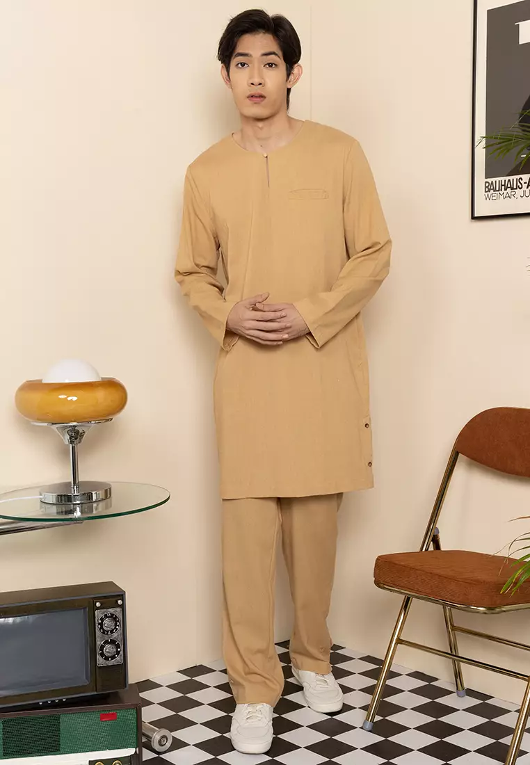 Linen Solid Kurta Top