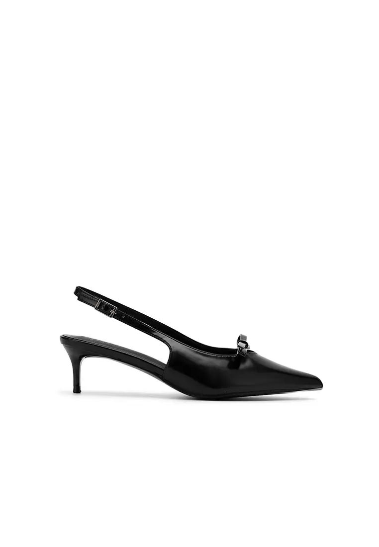 Discount on Nose  shoes - SKU: SLINGBACK HEEL PUMP WITH BOW